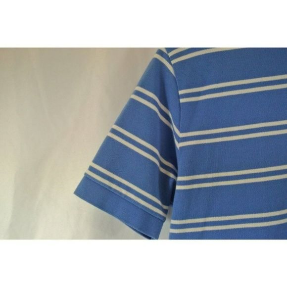 Polo Ralph Lauren Collared Shirt Blue Striped Mens Small  Relaxed Oversize Fit - Picture 5 of 10